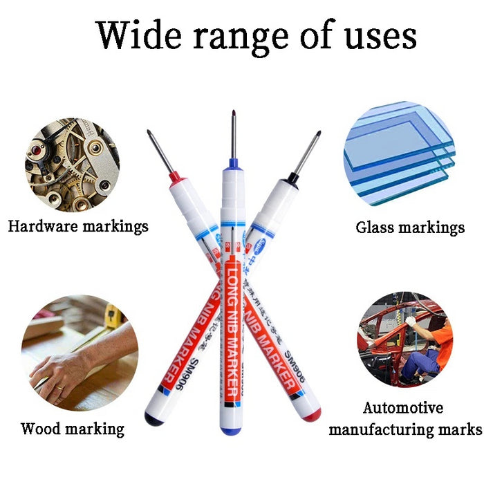 Long Nib Industrial Marking Pen Set (10-Pack)