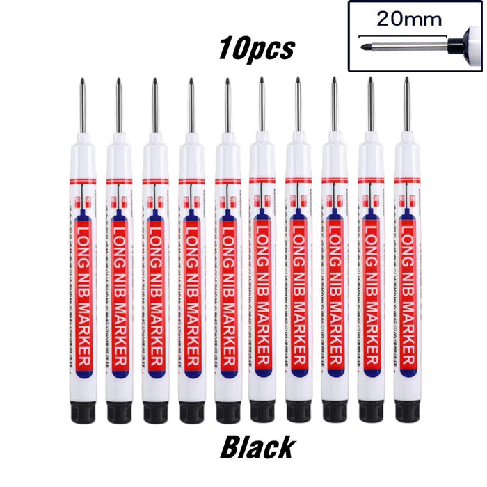 Long Nib Industrial Marking Pen Set (10-Pack)