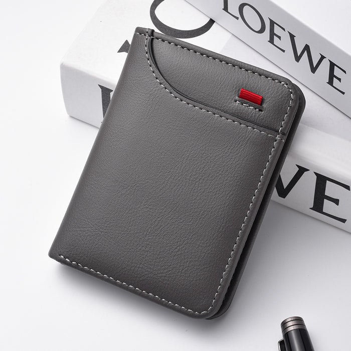 Slim PU Leather Credit Card Wallet