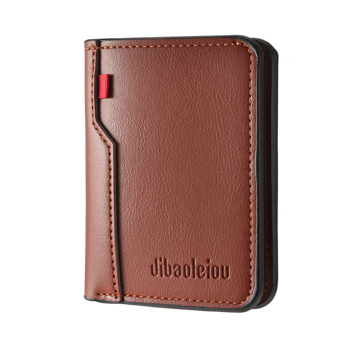 Slim PU Leather Credit Card Wallet