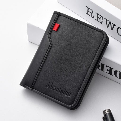 Slim PU Leather Credit Card Wallet