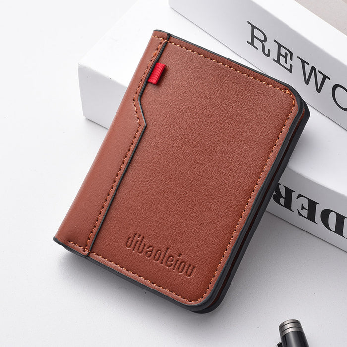 Slim PU Leather Credit Card Wallet