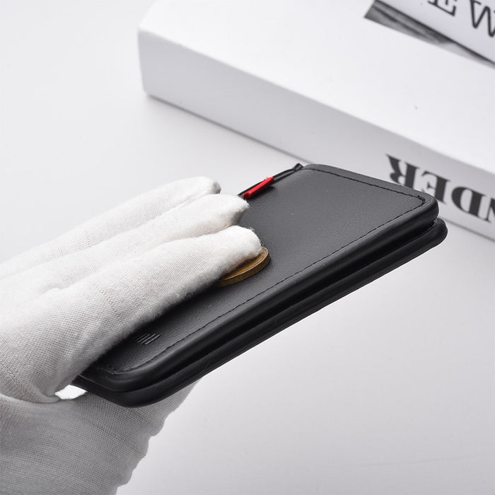 Slim PU Leather Credit Card Wallet