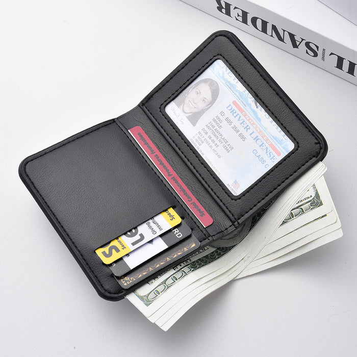 Slim PU Leather Credit Card Wallet