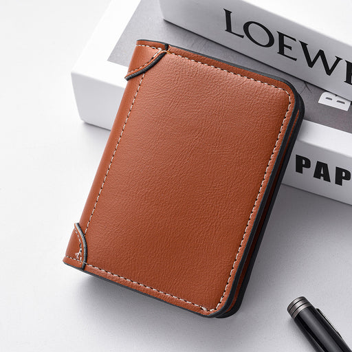 Slim PU Leather Credit Card Wallet