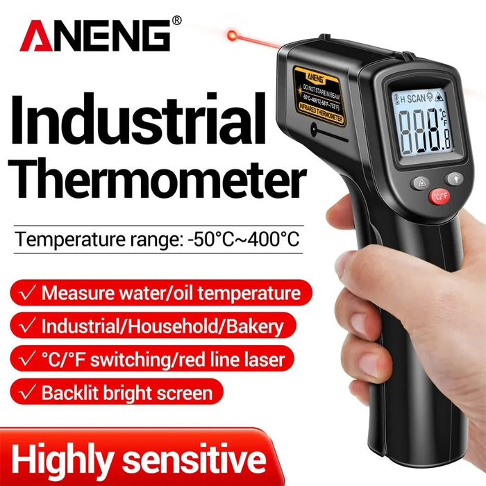 Highly Sensitive Non-contact Temperature Measuring Gun Hygrometer