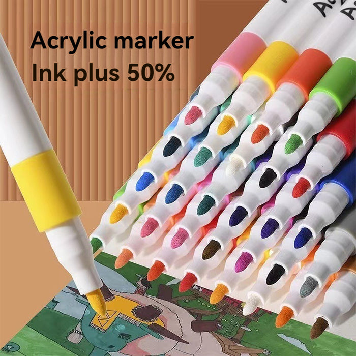 Acrylic Paint Art Marker Pen Set