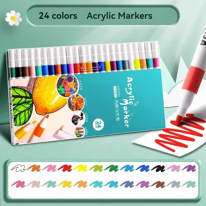 Acrylic Paint Art Marker Pen Set