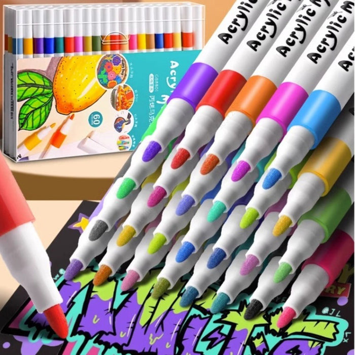 Acrylic Paint Art Marker Pen Set