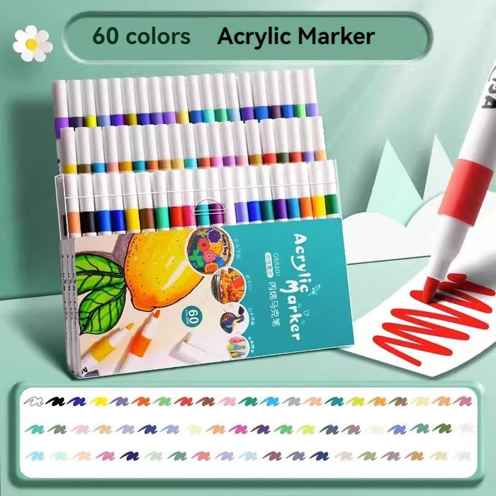 Acrylic Paint Art Marker Pen Set