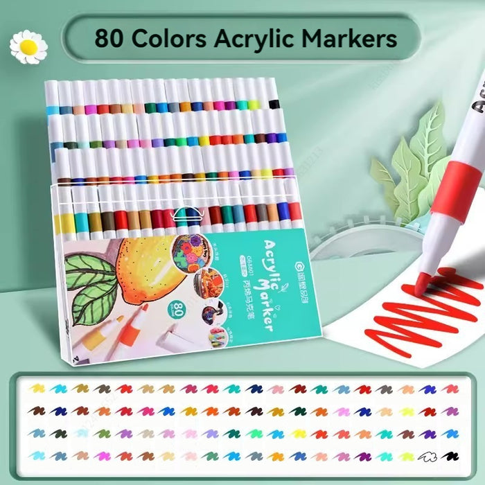 Acrylic Paint Art Marker Pen Set