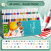 Acrylic Paint Art Marker Pen Set