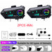 Bluetooth Motorcycle Helmet Intercom 300M Wireless
