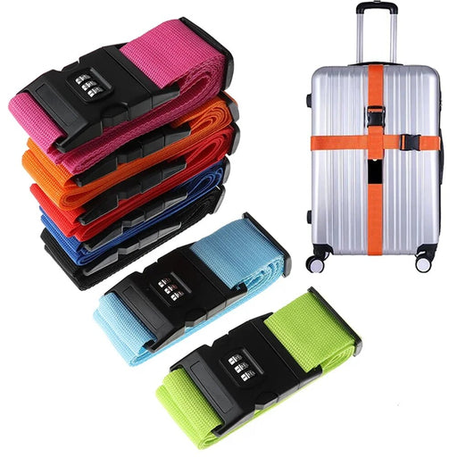 Locking Adjustable Luggage Strap