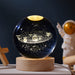 3D Crystal Ball Glowing Galaxy Lamp
