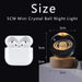 3D Crystal Ball Glowing Galaxy Lamp