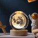 3D Crystal Ball Glowing Galaxy Lamp