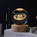 3D Crystal Ball Glowing Galaxy Lamp