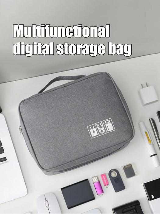 Multifunctional Digital Electronic Accessory Storage Bag