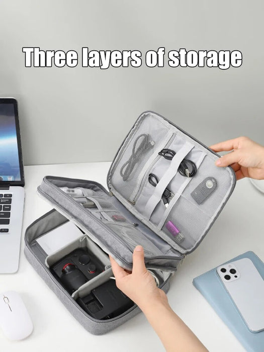 Multifunctional Digital Electronic Accessory Storage Bag
