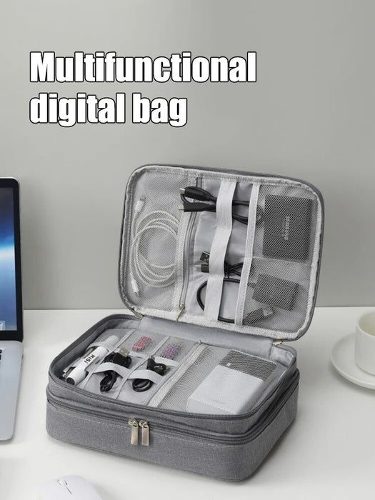 Multifunctional Digital Electronic Accessory Storage Bag