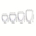Heat Insulation Transparent Double Wall Glass Cup
