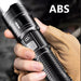 Rechargeable LED Flashlight with Telephoto Zoom
