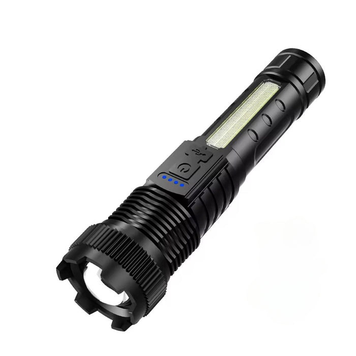 Rechargeable LED Flashlight with Telephoto Zoom