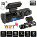 WiFi Dash Cam with Dual Lens & Night Vision
