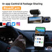 WiFi Dash Cam with Dual Lens & Night Vision