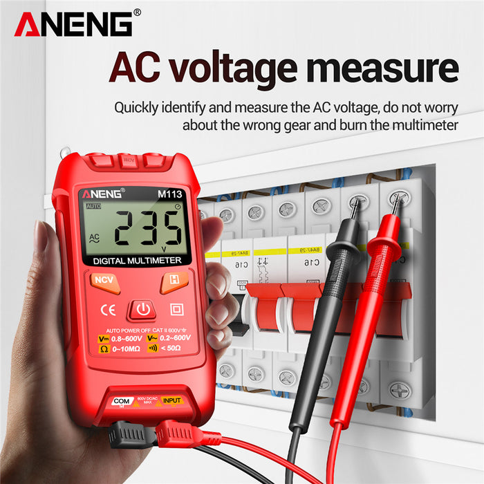Digital Multimeter with Auto-Range & Non-Contact Voltage Detection