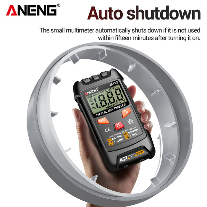 Digital Multimeter with Auto-Range & Non-Contact Voltage Detection