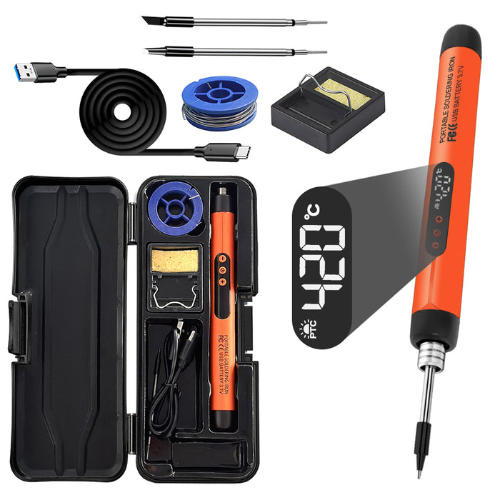 USB Digital Soldering Iron with Adjustable Temperature