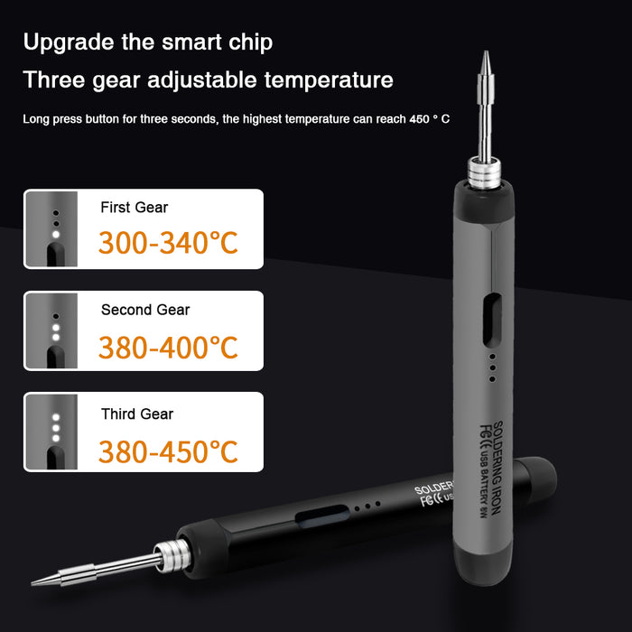 USB Digital Soldering Iron with Adjustable Temperature
