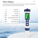 5 In 1 Digital Salinity Temperature PH TDS EC Meter Tester Pen