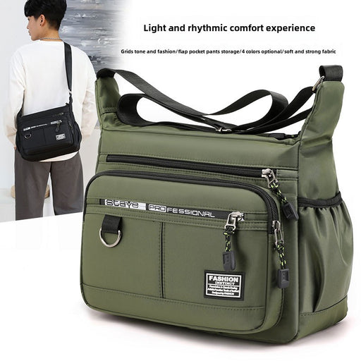 Casual Multi-layer Pocket Fashion Single Shoulder Crossbody Messenger Bag
