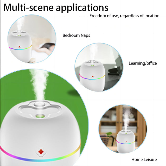 USB Mini Portable Air Humidifier Atomizer Aroma Diffuser
