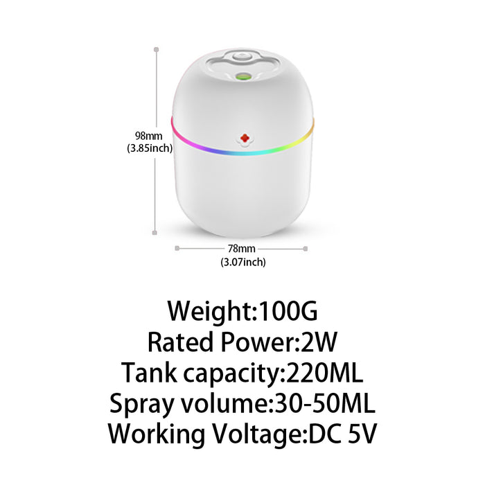 USB Mini Portable Air Humidifier Atomizer Aroma Diffuser