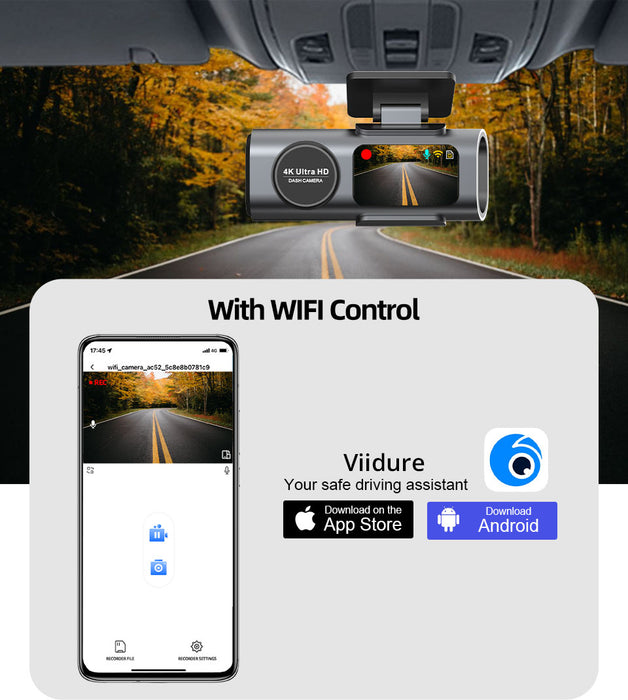 4K UHD Dashcam Car Camera