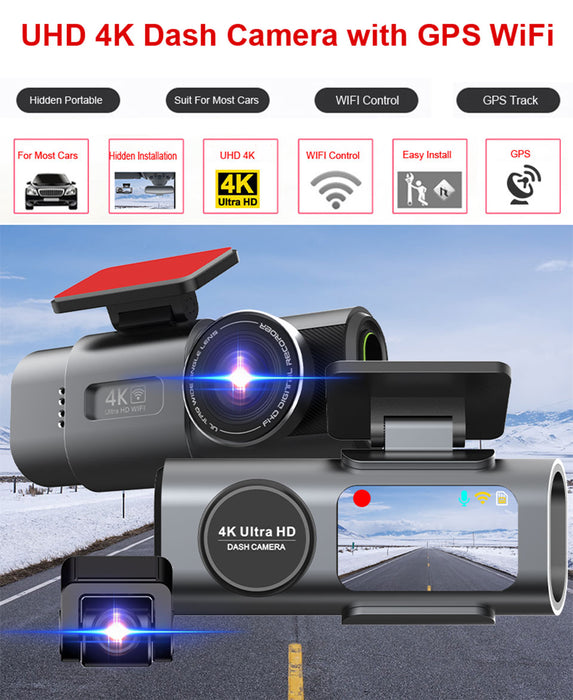 4K UHD Dashcam Car Camera