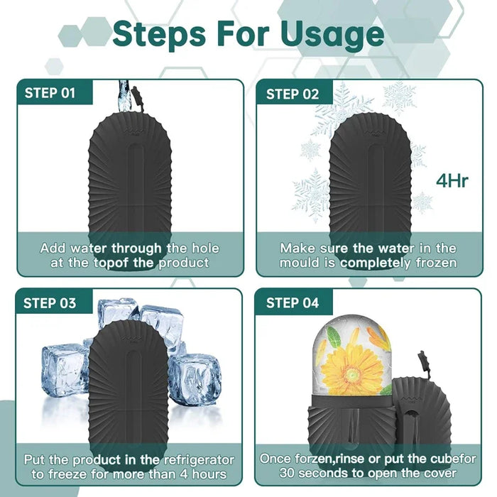 Silicone Ice Mold Face Roller