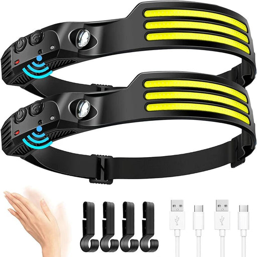 COB LED Induction Headlamp