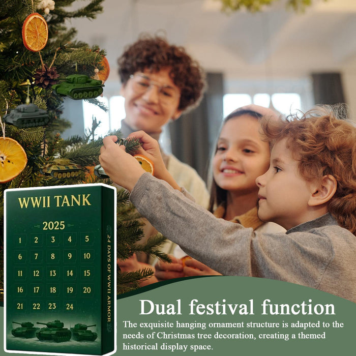 Iconic Tank Ornament Christmas Advent Calendar