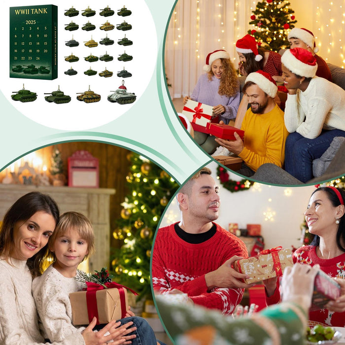 Iconic Tank Ornament Christmas Advent Calendar