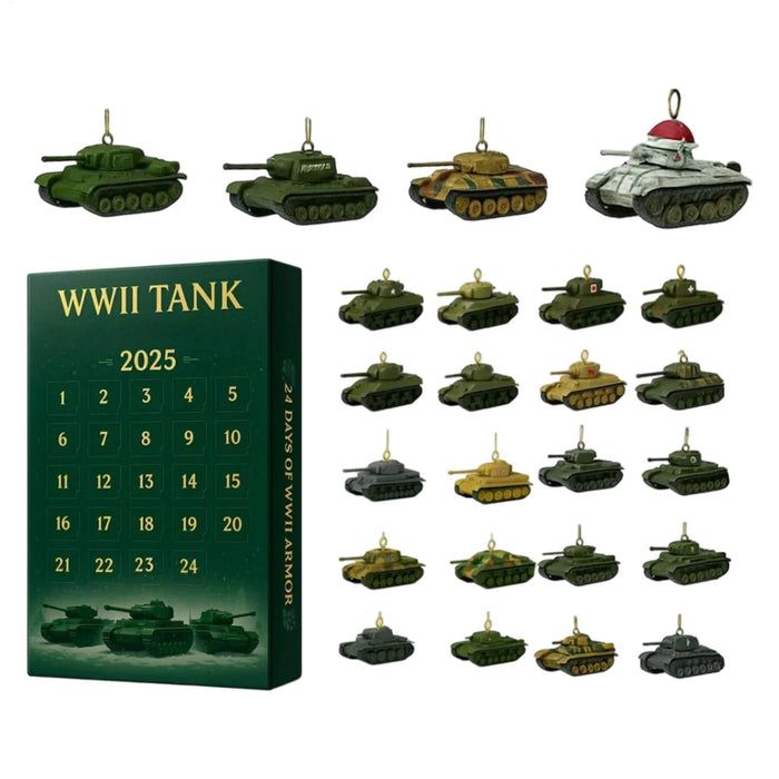 Iconic Tank Ornament Christmas Advent Calendar