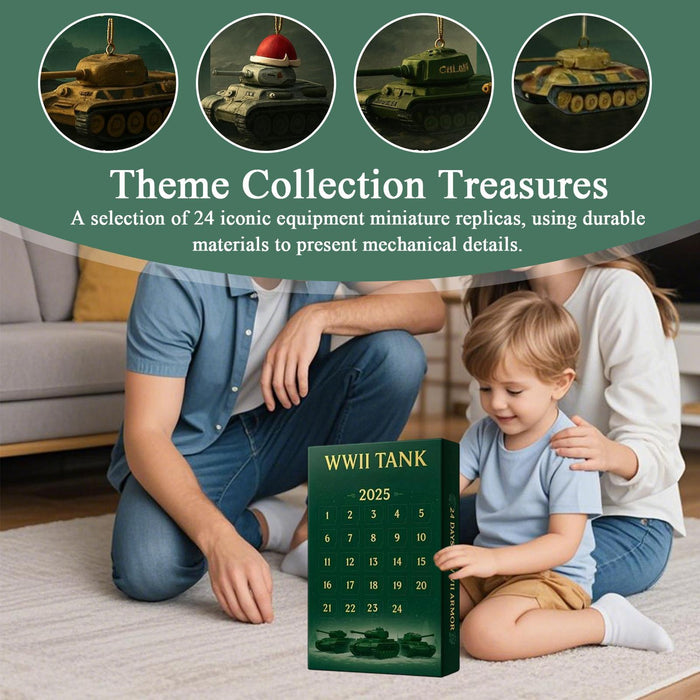 Iconic Tank Ornament Christmas Advent Calendar