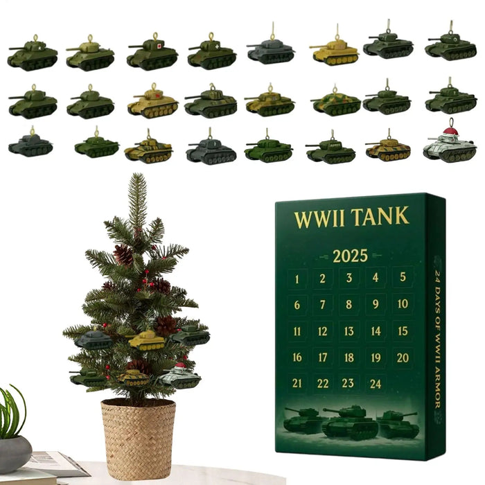 Iconic Tank Ornament Christmas Advent Calendar