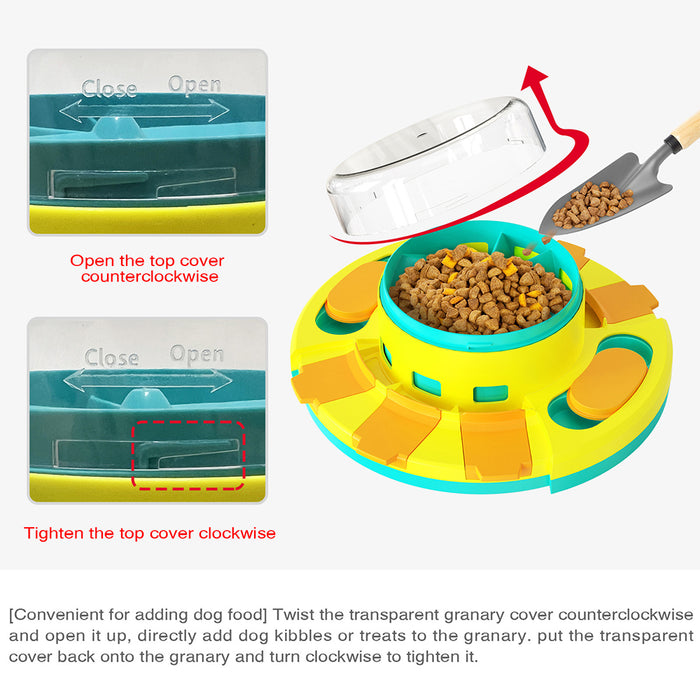 Treat Popper Interactive Food Dispenser Dog Puzzle Toys