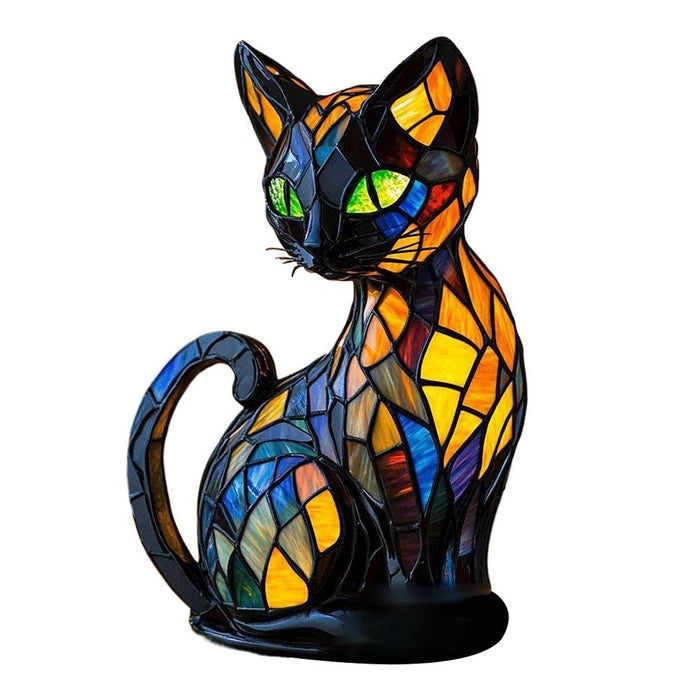 Cat and Dog Resin LED Night Light