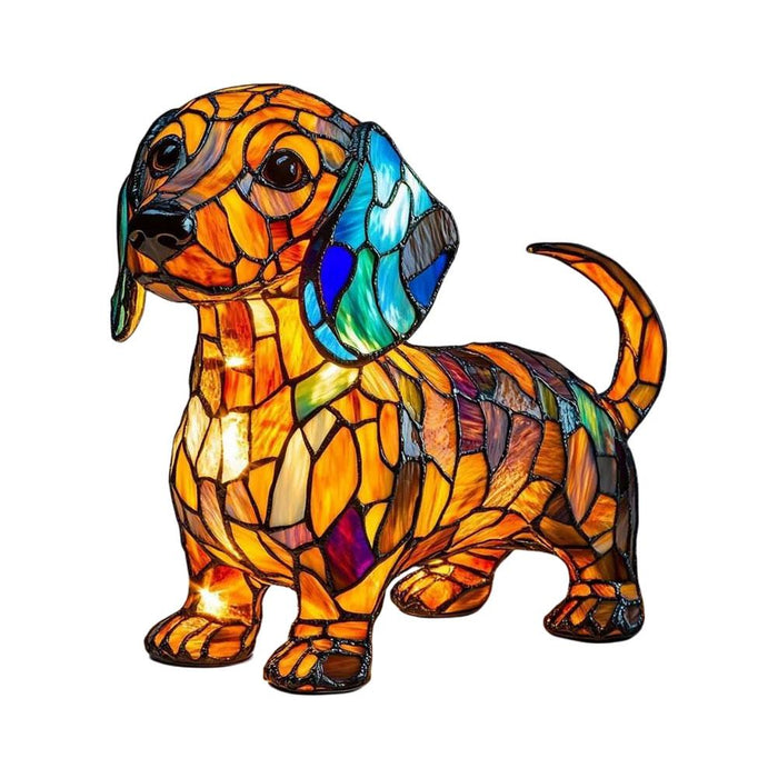 Cat and Dog Resin LED Night Light